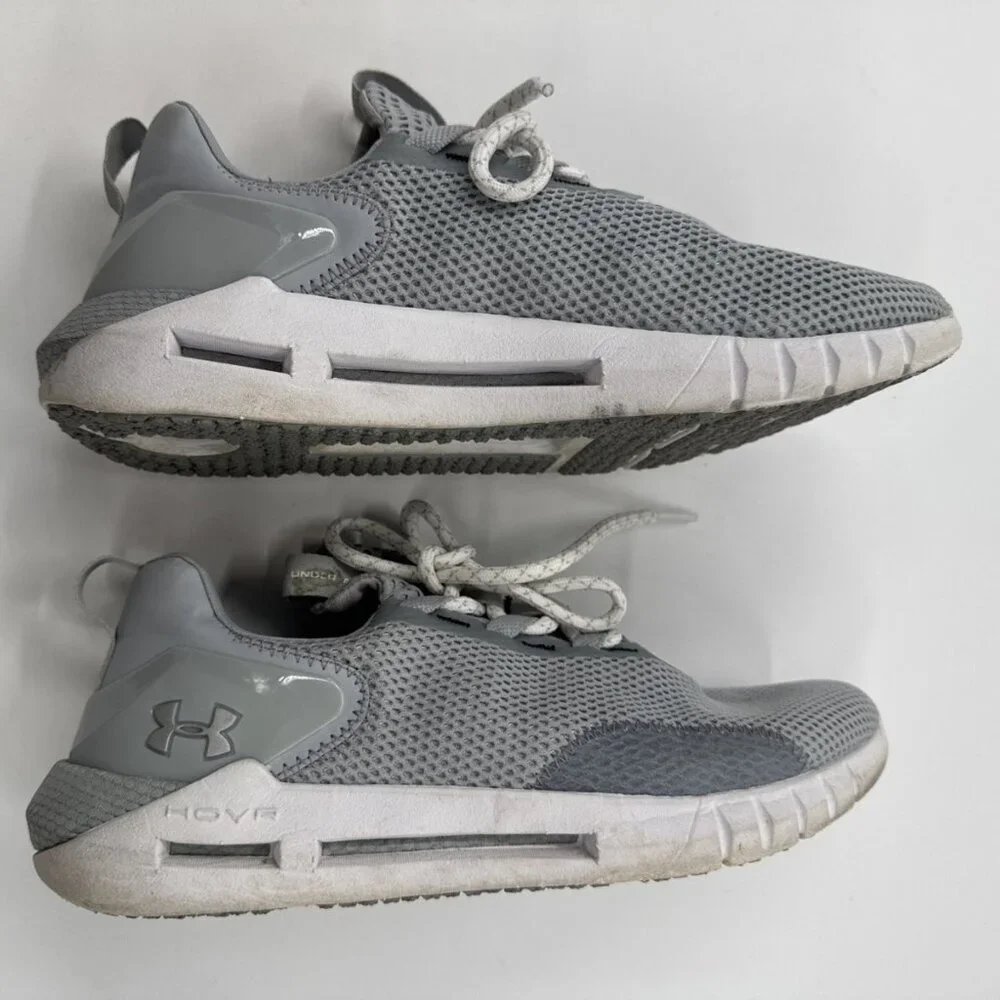 Under Armour HOVR Womens Running Shoes 10 Gray Lightweight Sneakers Gym Mesh